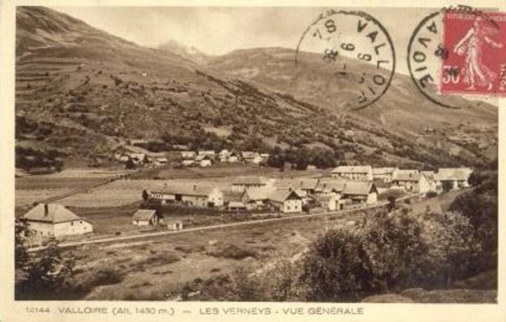 ancienne carte postale des Verneys 3 